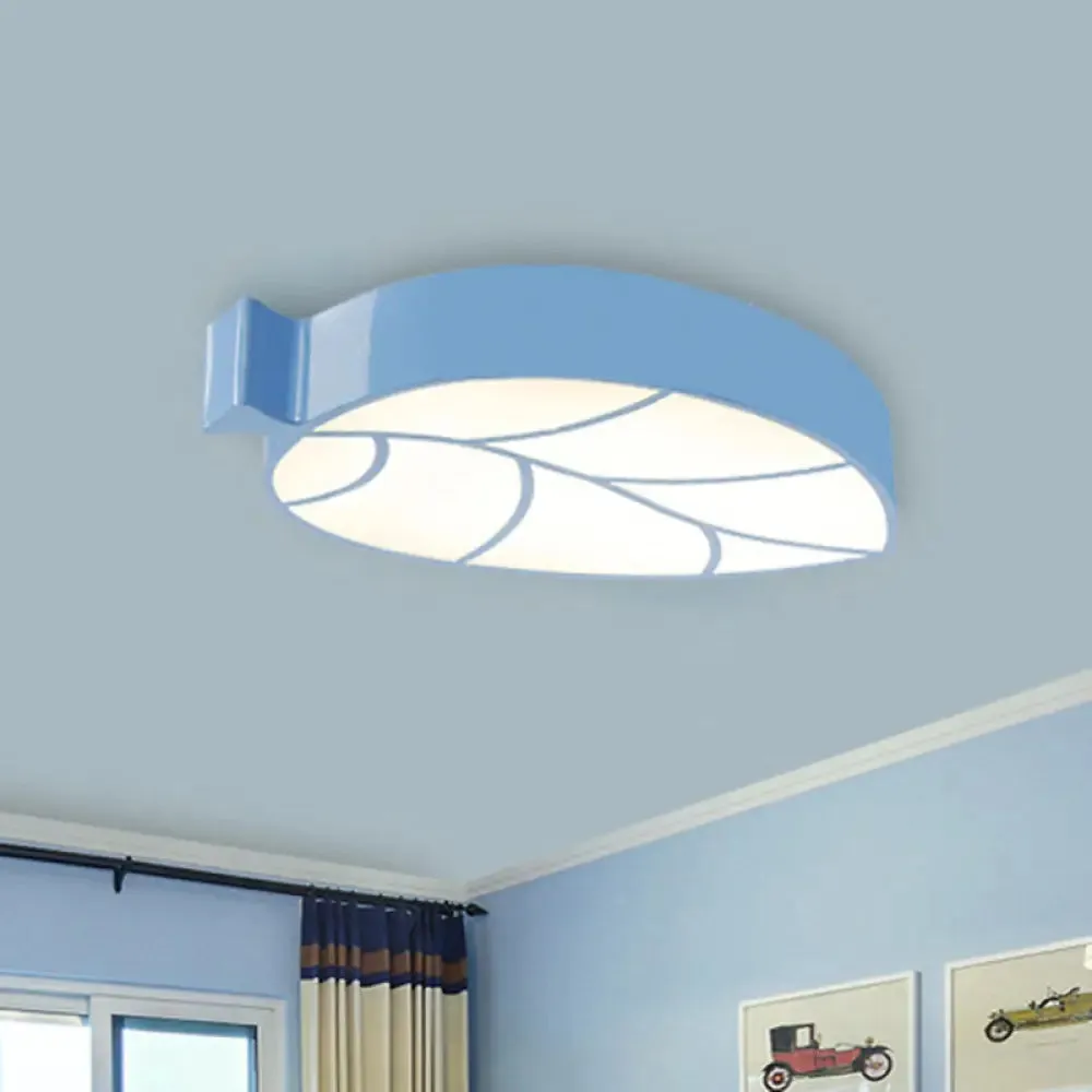 Leaf LED Flush Mount Light - Simplicity for Nursery Ceiling