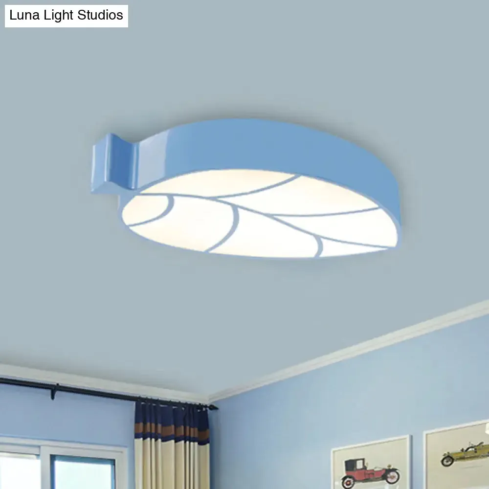 Leaf LED Flush Mount Light - Simplicity for Nursery Ceiling