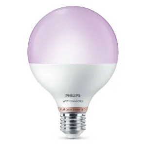 LED lamp Philips Wiz G95 Smart Full Colors F 11 W E27 1055 lm (2200K) (6500 K)