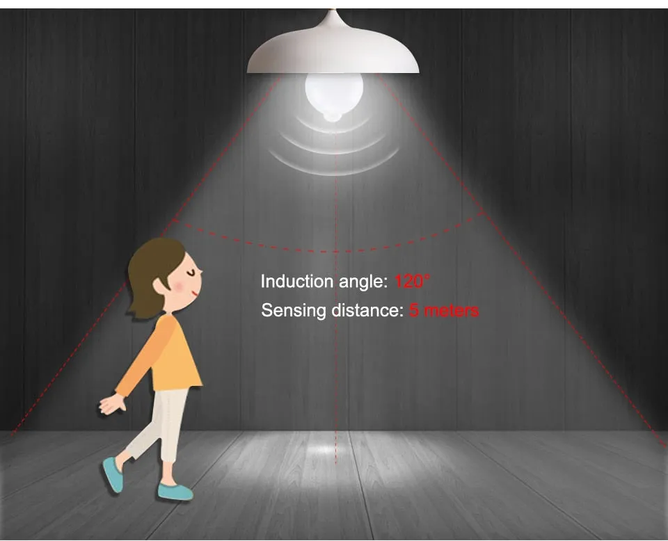 LED Light Bulb PIR Sensor Motion