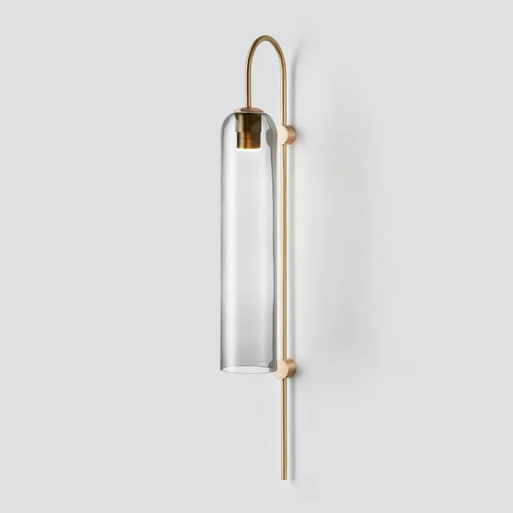 Long Tube Glass Wall Lamp