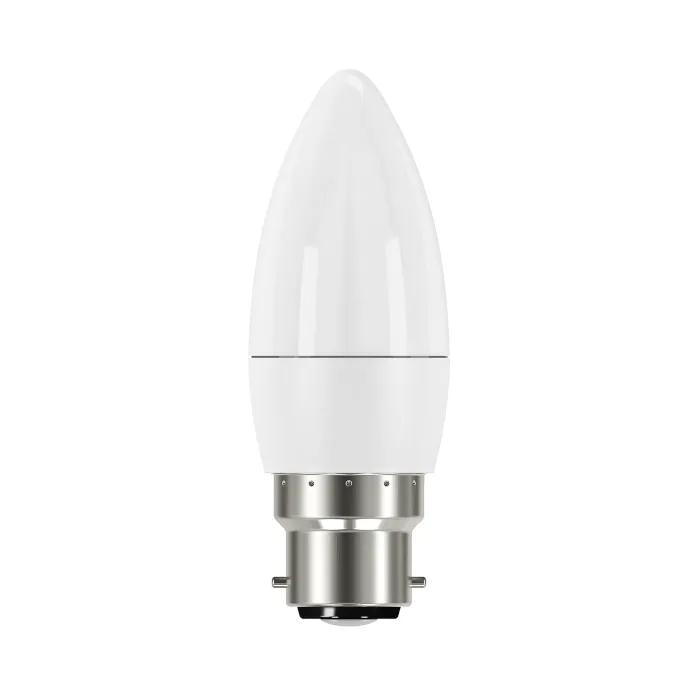 LUMiLiFe 4.2W B22 LED Candle Bulb - Dimmable - 470lm - 6500K