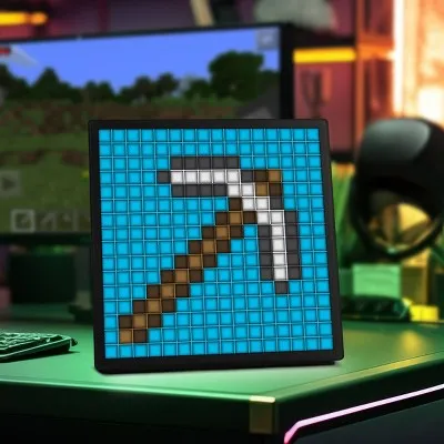 Pixelated LED Minecraft Table Lamp - Novelty Decorative Product