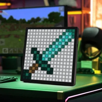 Pixelated LED Minecraft Table Lamp - Novelty Decorative Product