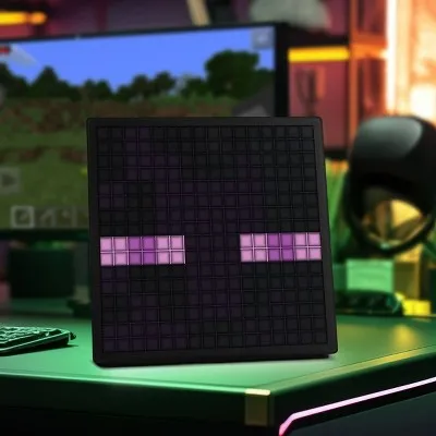 Pixelated LED Minecraft Table Lamp - Novelty Decorative Product