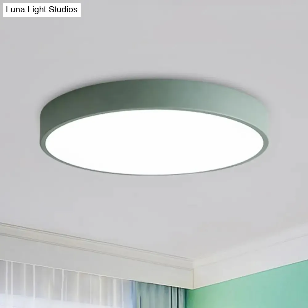 Modern LED Flush Mount Ceiling Light for Minimalist Bedrooms