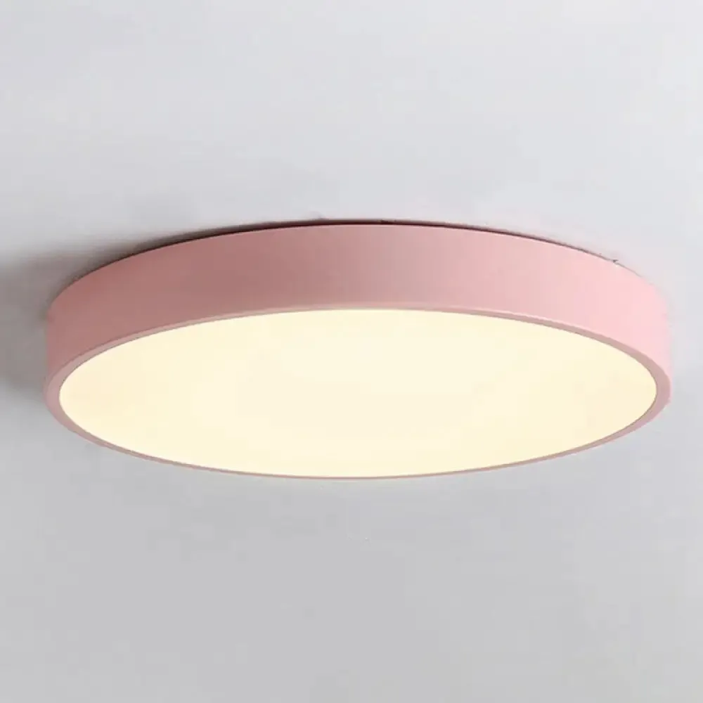 Modern LED Flush Mount Ceiling Light for Minimalist Bedrooms