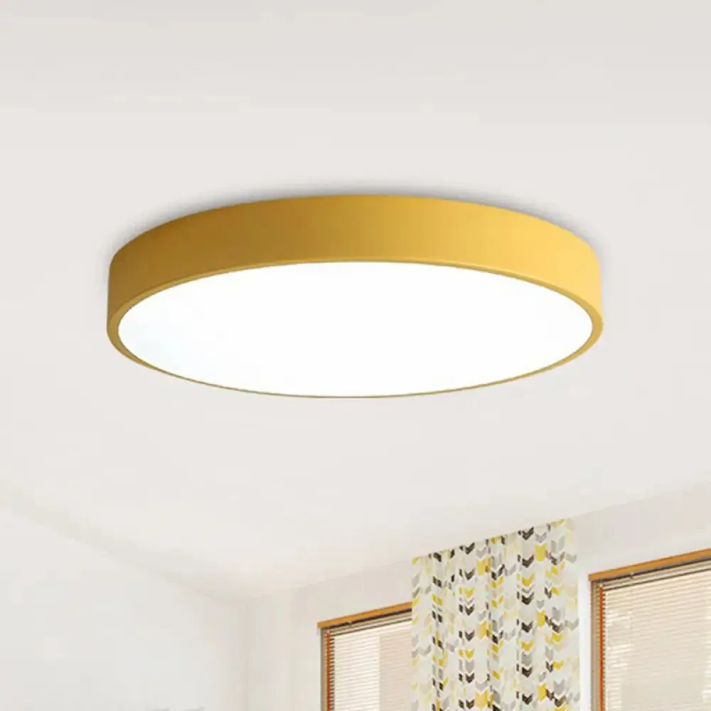 Modern LED Flush Mount Ceiling Light for Minimalist Bedrooms