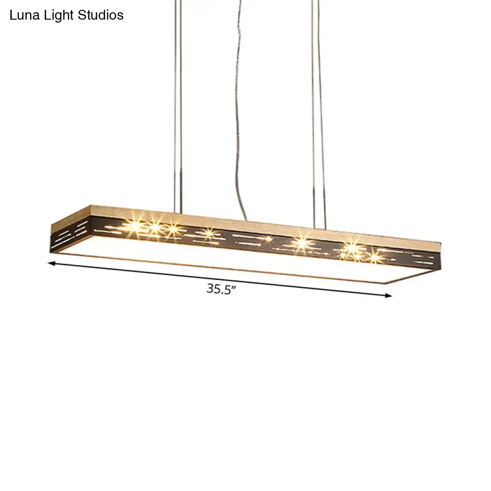 Modern LED Pendant Ceiling Light in Black - Multiple Sizes & Light Options Available