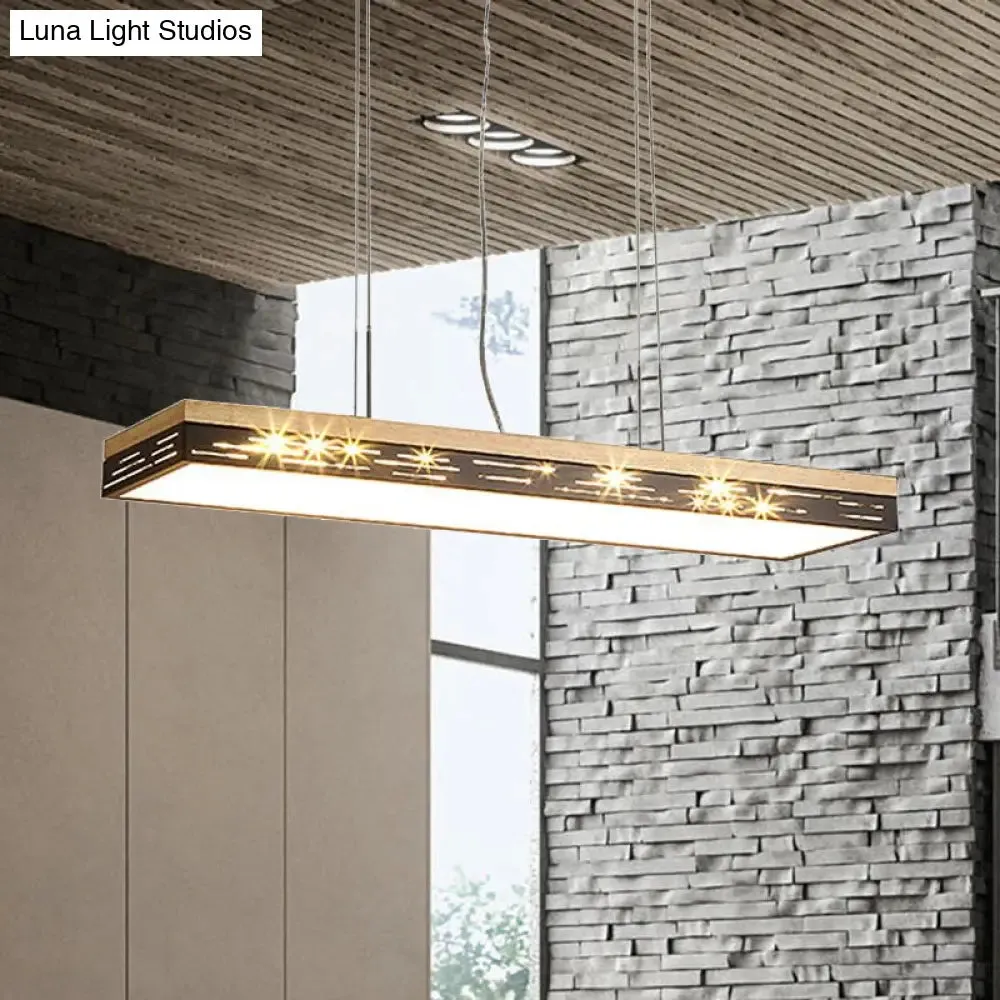 Modern LED Pendant Ceiling Light in Black - Multiple Sizes & Light Options Available