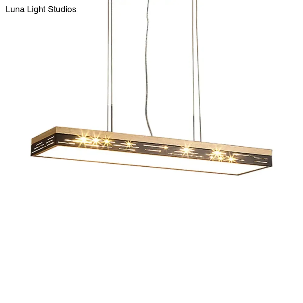 Modern LED Pendant Ceiling Light in Black - Multiple Sizes & Light Options Available