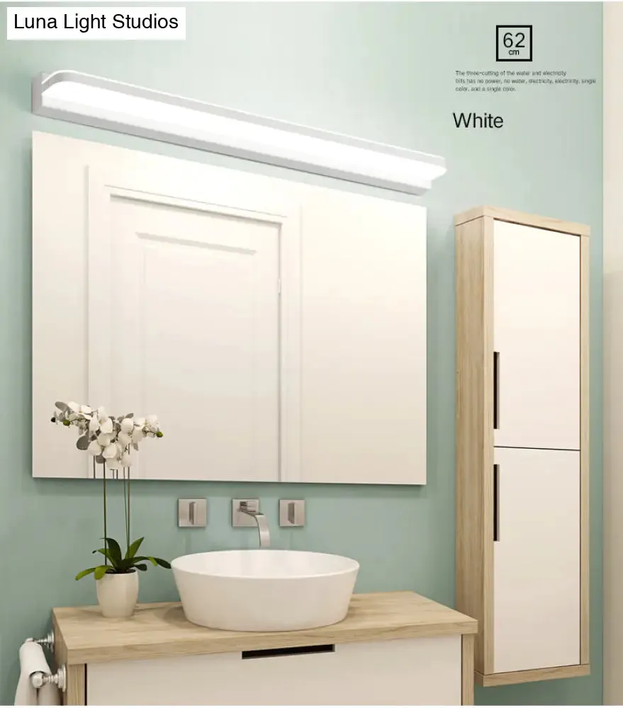 Modern Linear Vanity Wall Lamp – Stylish Bathroom Lighting Solution with Multiple Sight Options