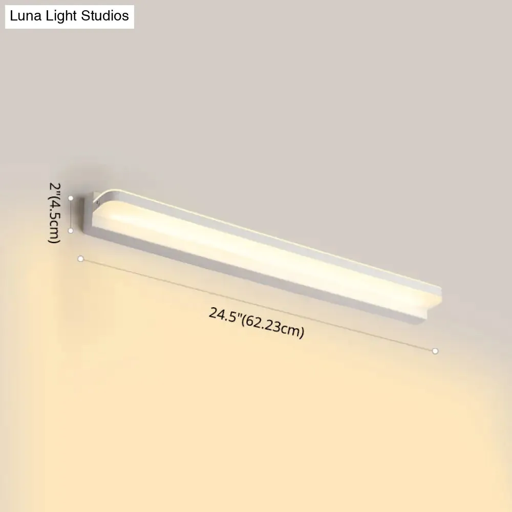 Modern Linear Vanity Wall Lamp – Stylish Bathroom Lighting Solution with Multiple Sight Options