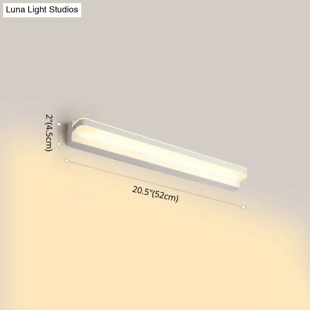 Modern Linear Vanity Wall Lamp – Stylish Bathroom Lighting Solution with Multiple Sight Options