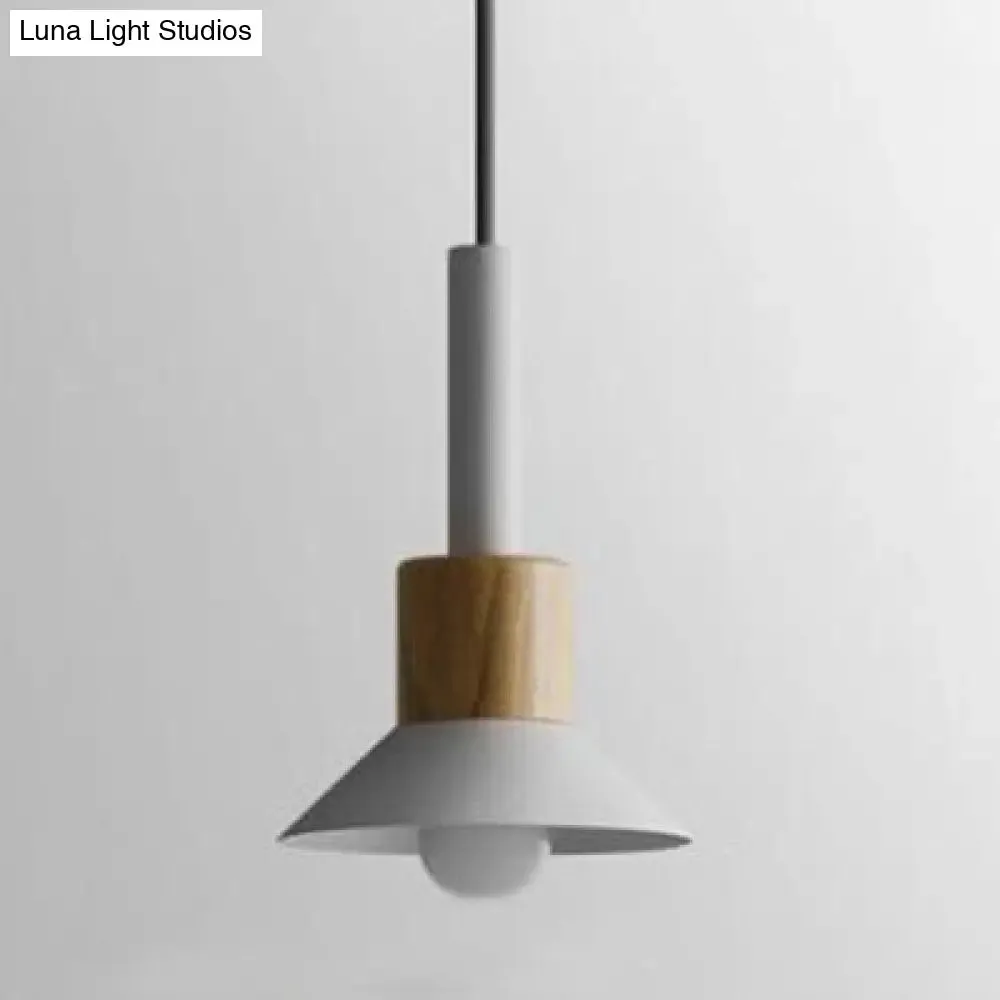 Modern Metal Pendant Light with 1 Light and Multiple Color Options