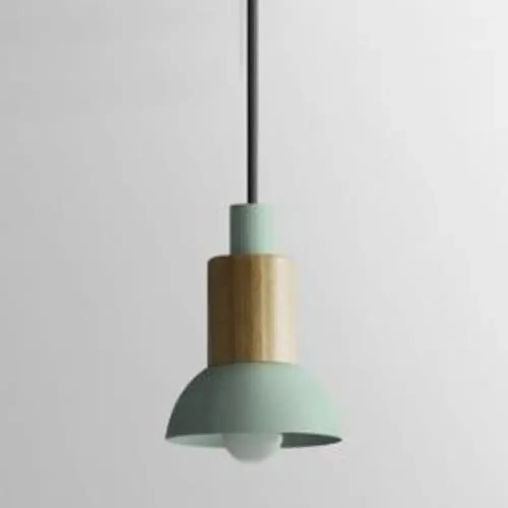 Modern Metal Pendant Light with 1 Light and Multiple Color Options