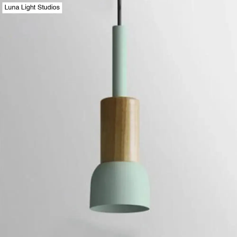 Modern Metal Pendant Light with 1 Light and Multiple Color Options