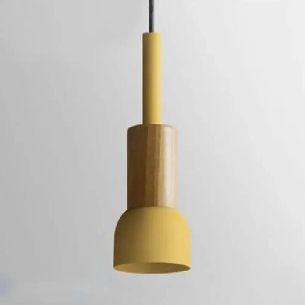 Modern Metal Pendant Light with 1 Light and Multiple Color Options