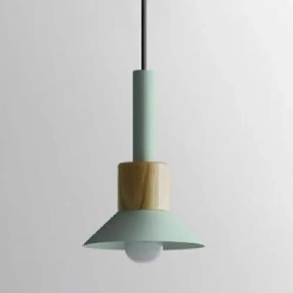 Modern Metal Pendant Light with 1 Light and Multiple Color Options