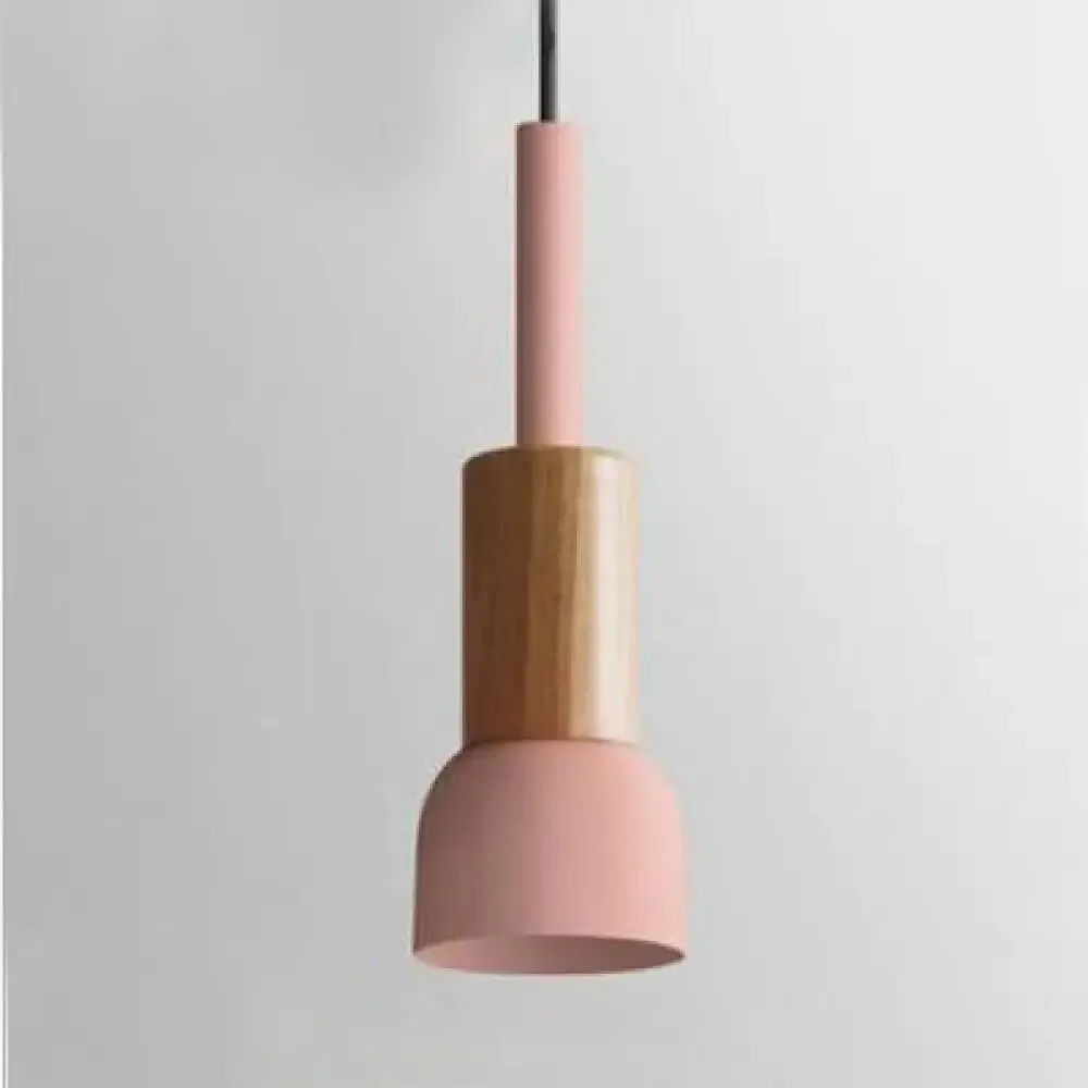 Modern Metal Pendant Light with 1 Light and Multiple Color Options