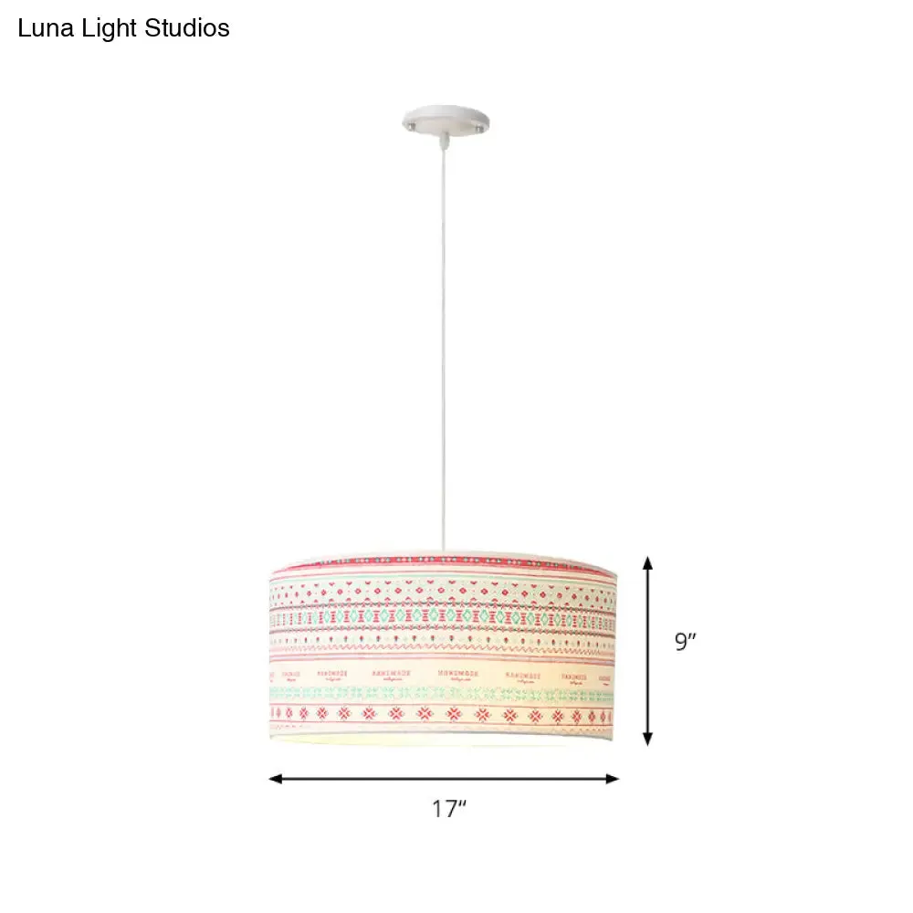 Modern Multi-Colored Cake Shape Pendant Light for Trendy Restaurants