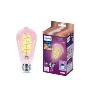 Open Box Philips Smart 40W Clear Color Filament ST19 1P