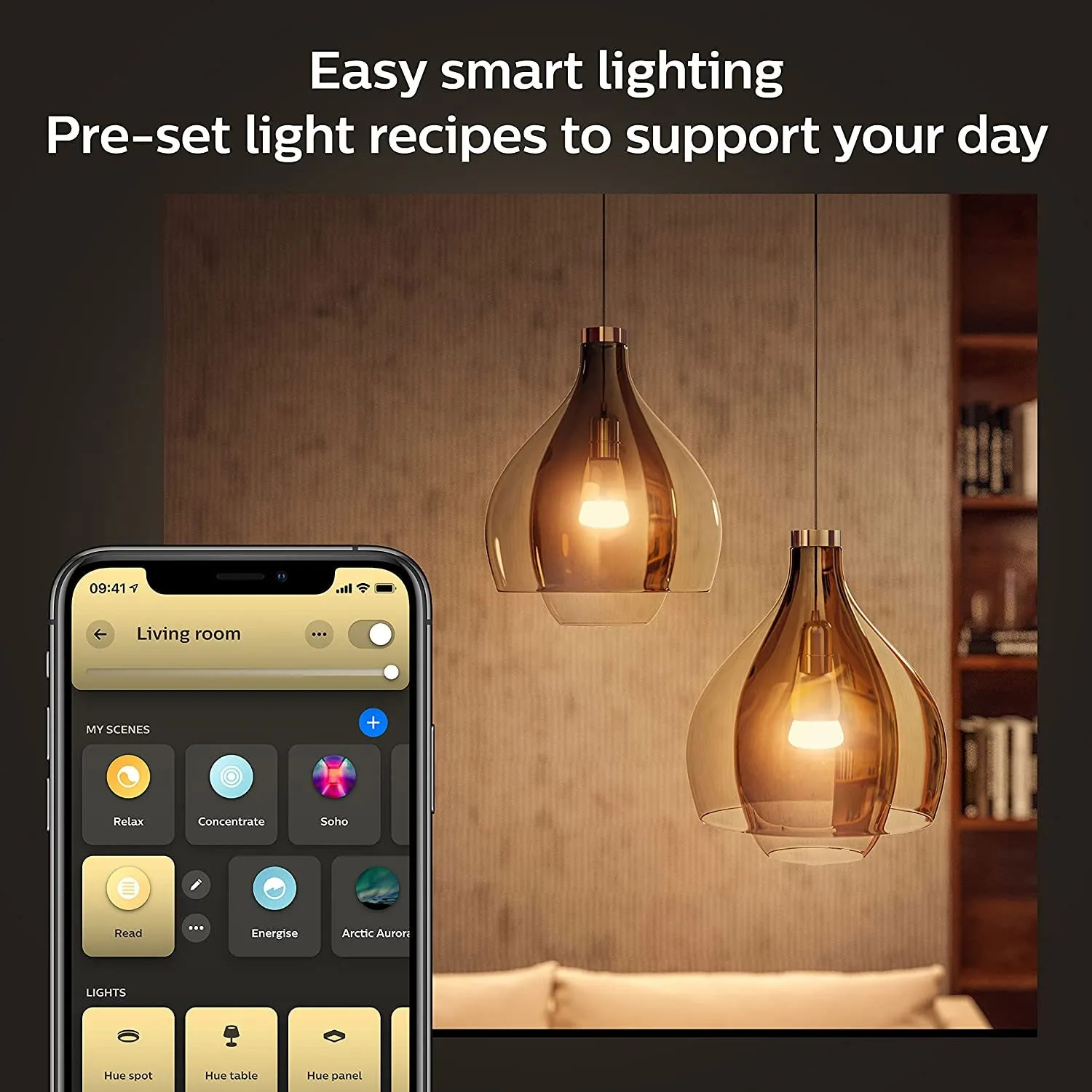 Philips Hue 563346 10.5W A19 E26 Bluetooth Smart Bulb, 2-pack