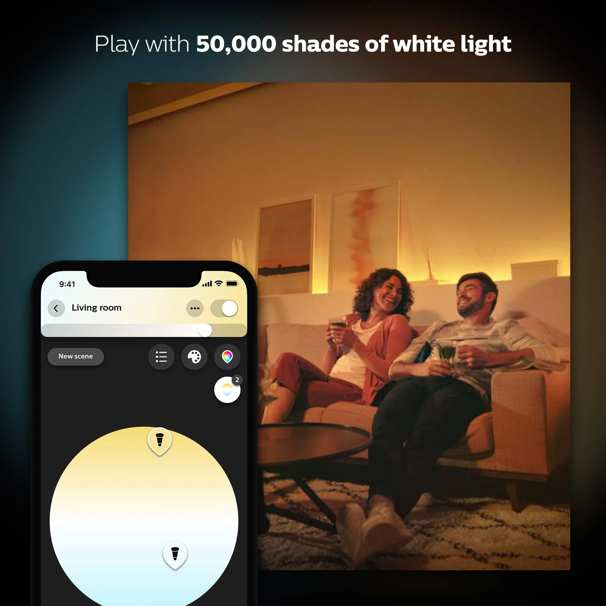 Philips Hue White and Colour Ambiance Starter Kit: Smart Bulb 3x Pack LED [E27 Edison Screw] Including Dimmer Switch and Bridge, Works with Alexa, Google Assistant and Apple HomeKit