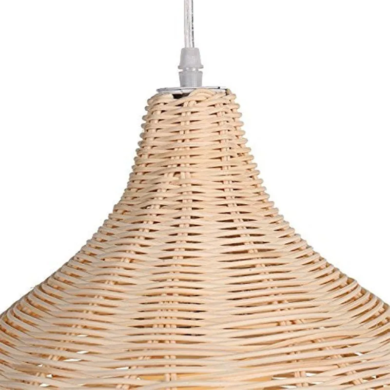 Rattan Pendant Light Handmade Basket Lamp