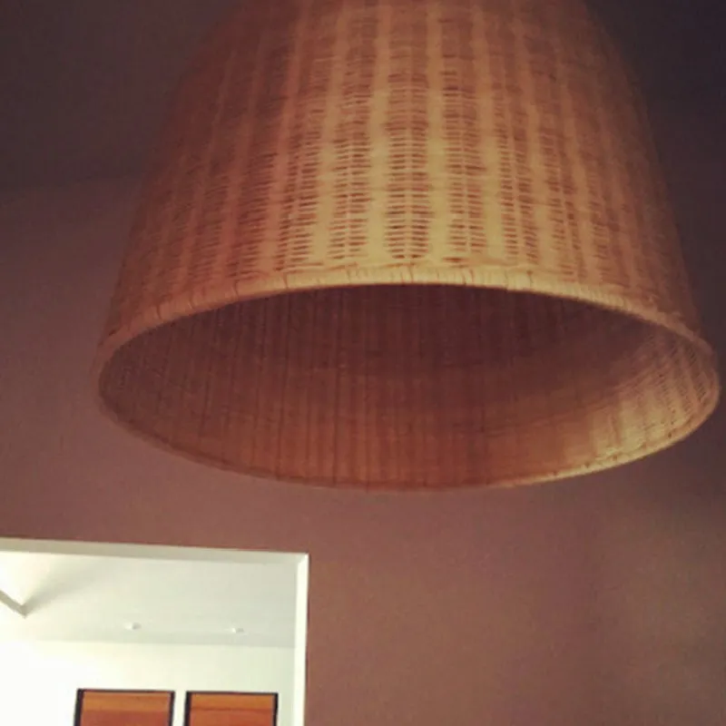 Rattan Pendant Light Handmade Basket Lamp