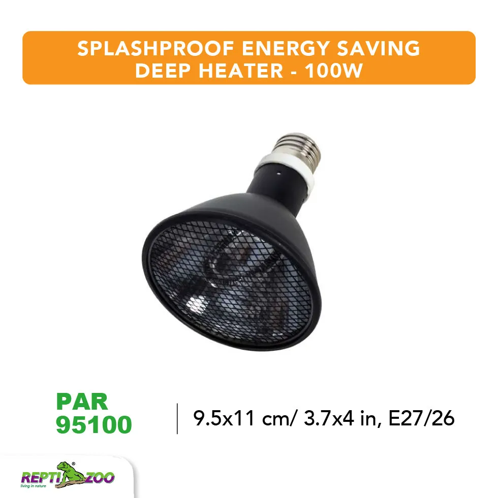 REPTIZOO Splashproof Energy Saving Deep Heater