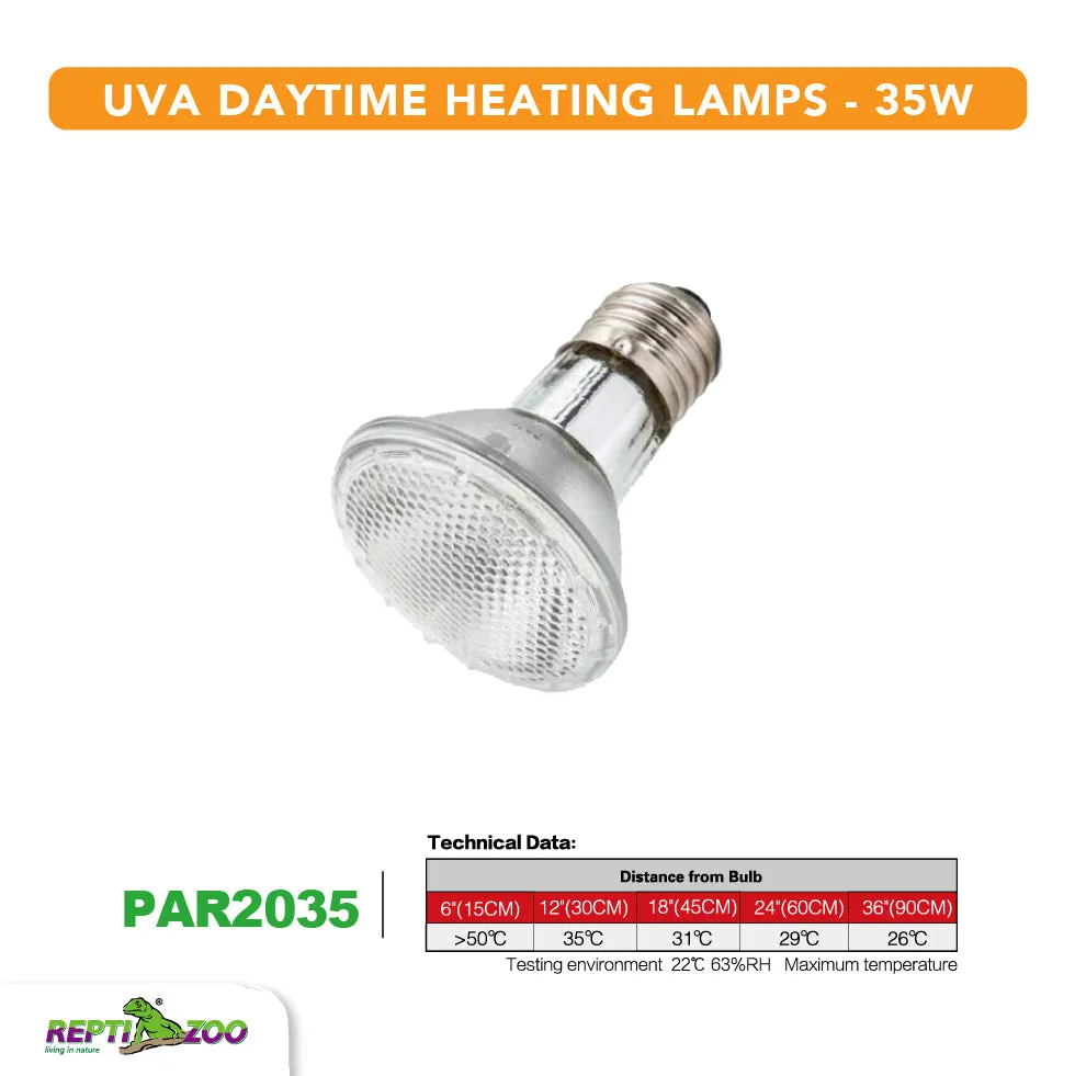 REPTIZOO UVA Halogen Spot Lamps