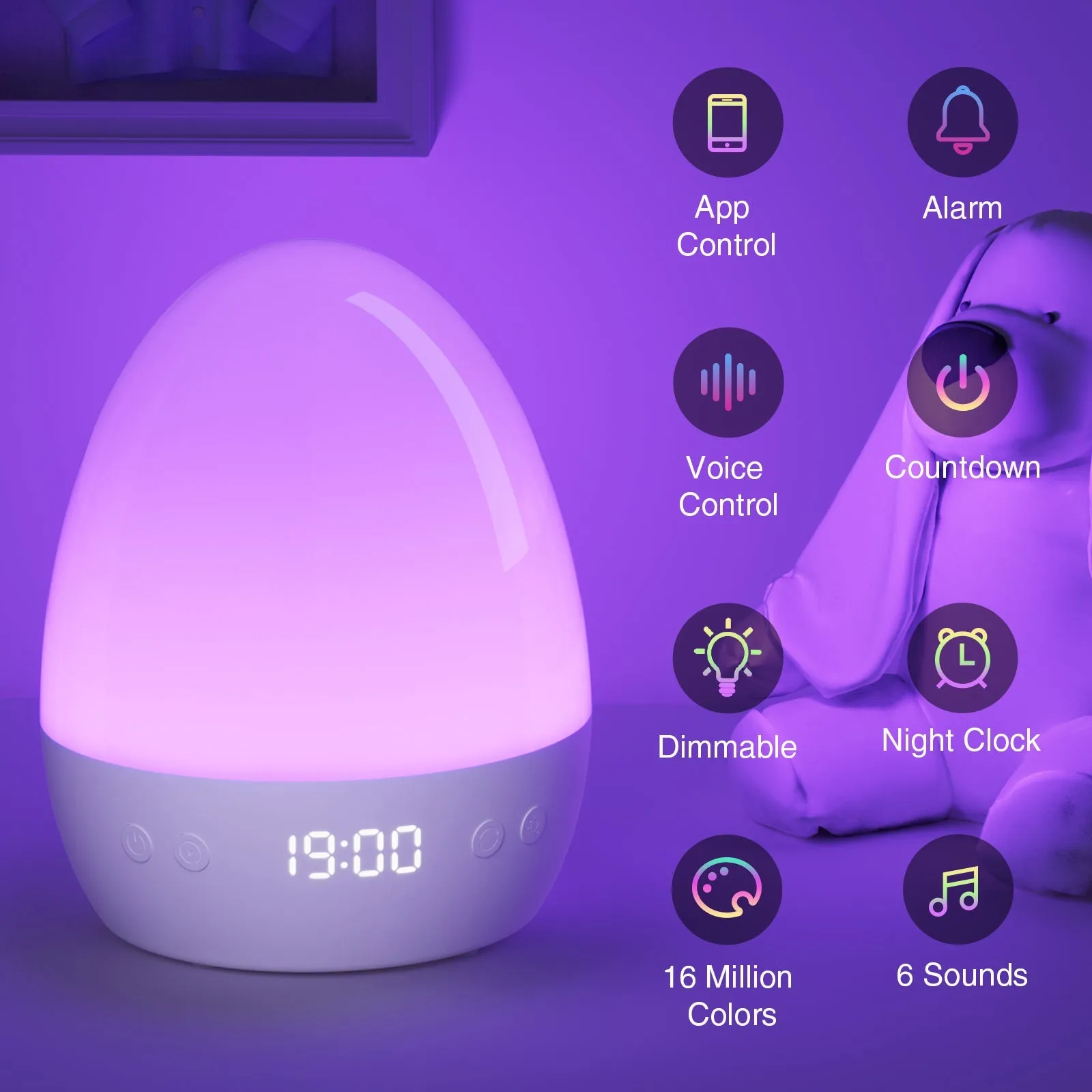 Smart Baby Night Light GHomeSmart® LB2