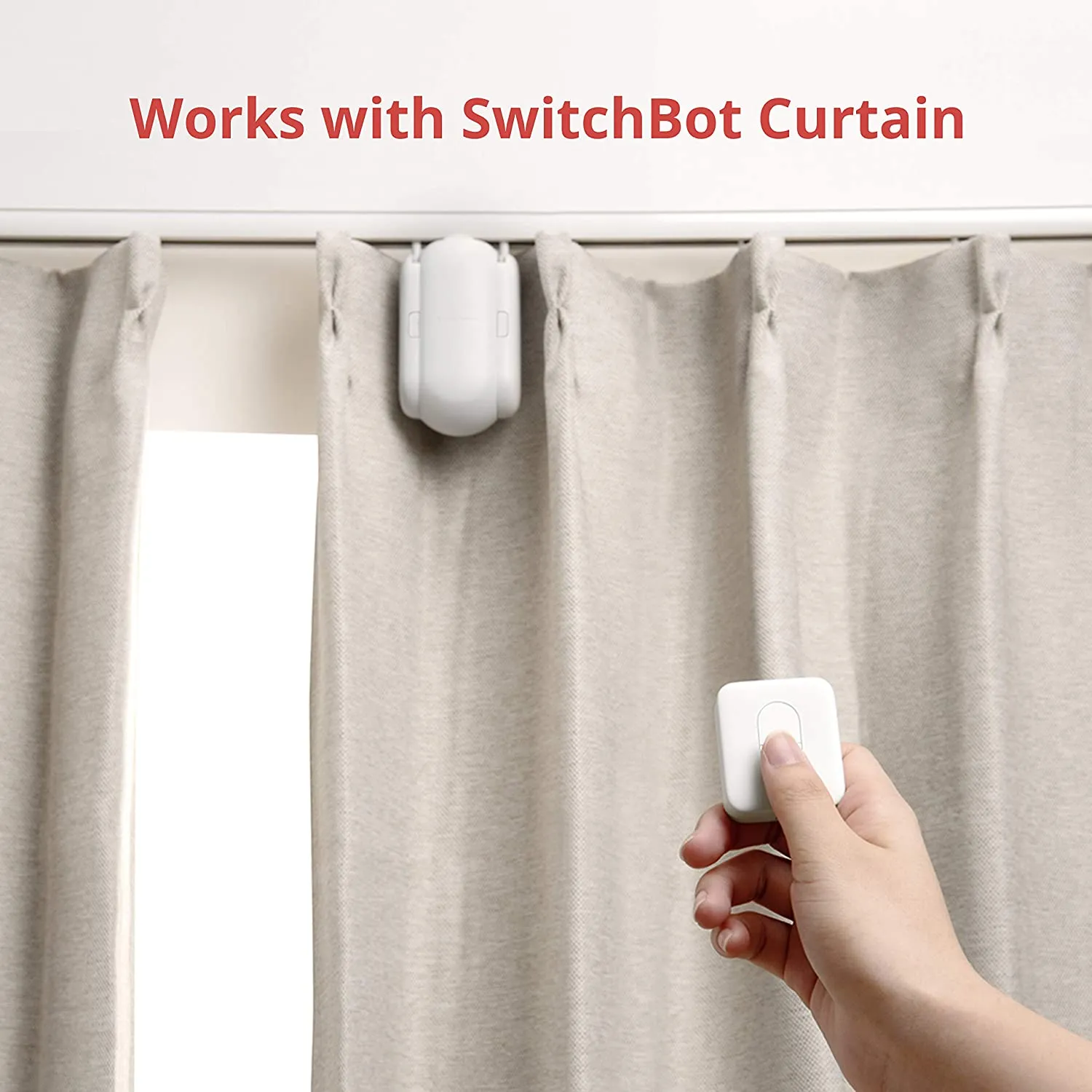 SwitchBot Remote | One Touch Button for SwitchBot Bot, Curtain, Color Bulb and LED Strip Light, Bluetooth Long Range 5.0