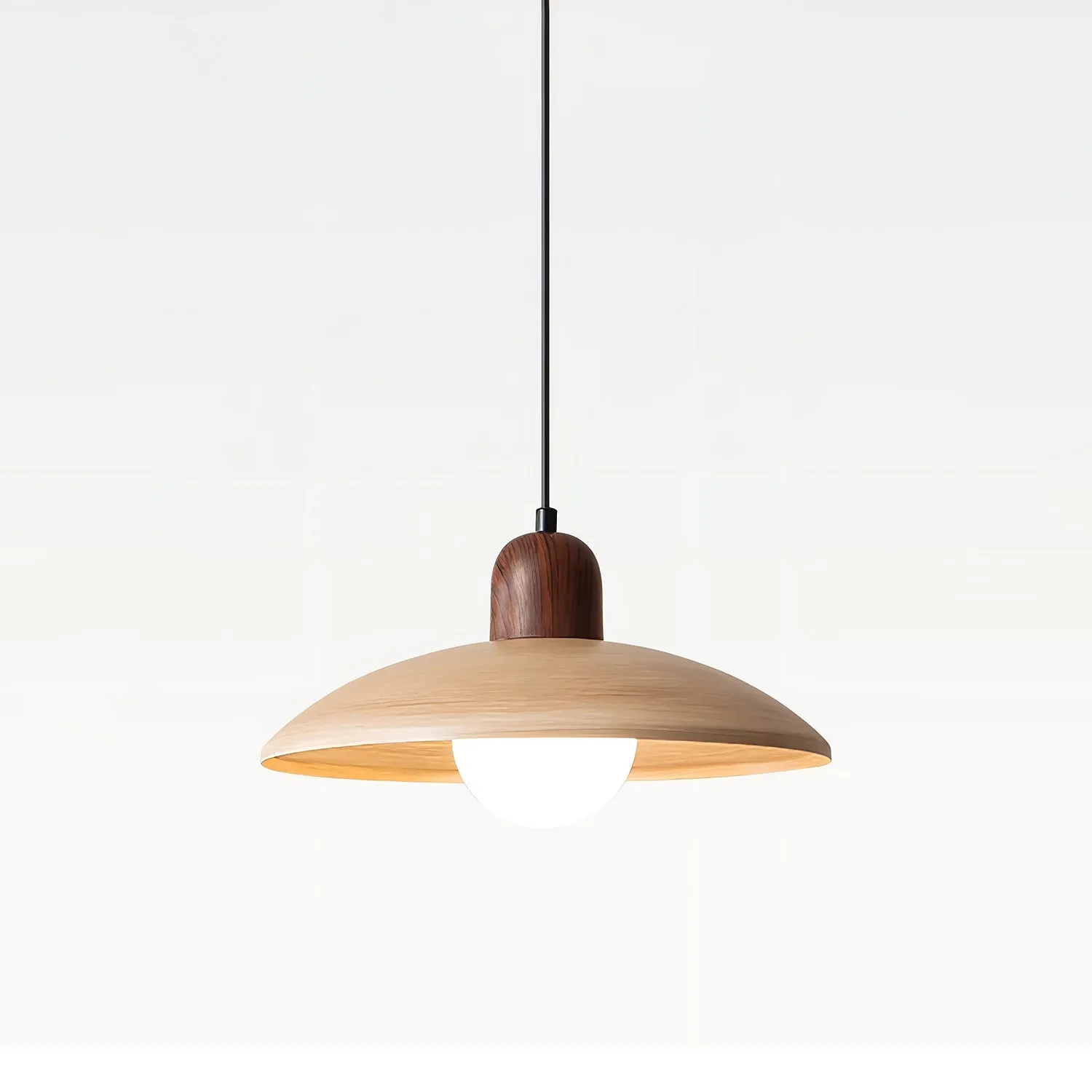 Vintage Wood Grain Pendant Lamp