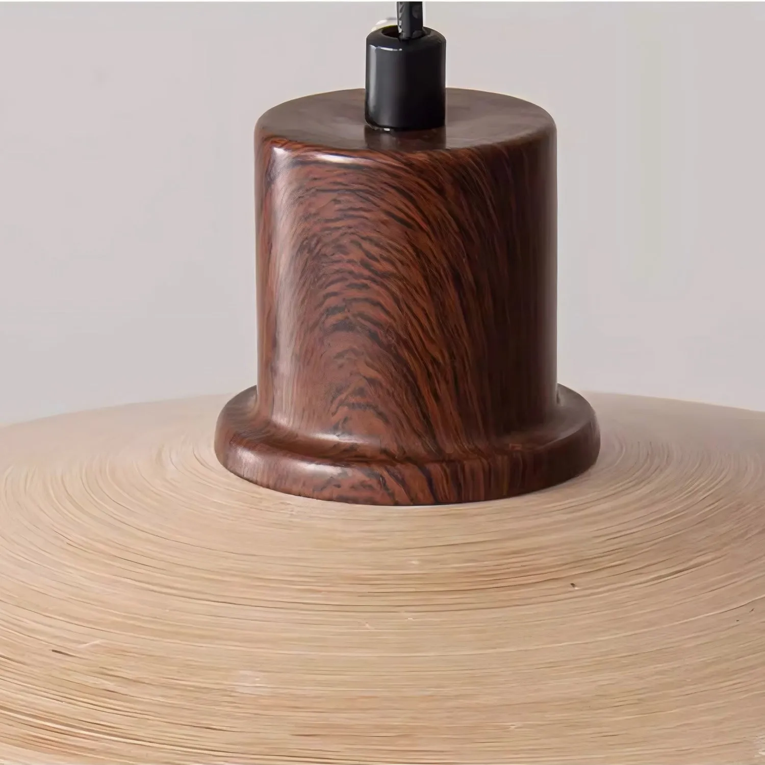 Vintage Wood Grain Pendant Lamp