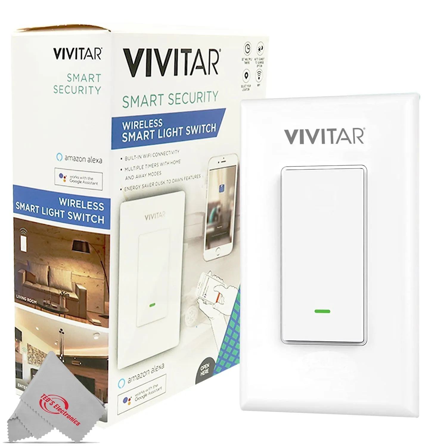 Vivitar Smart Security Wireless Smart Light Switch - 10 Units