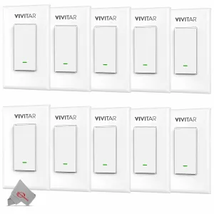 Vivitar Smart Security Wireless Smart Light Switch - 10 Units